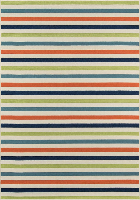 Momeni Rugs Baja Collection Indoor & Outdoor Area Rug, 2'3" x 4'6", Multicolor - Easy to Clean, UV Protected