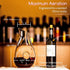 Hollow Circle Wine Decanter - 1500 ml Lead-Free Crystal Clear Glass Decanter for Red Wine, Juice, Elegant Wine Lovers
