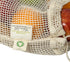 Reusable Mesh Produce Bags made from 100% Organic Cotton - Perfect Reusable Net Vegetable Bags - Eco-friendly, Bio-degradable & Washable Fruit, Vegetable & Produce Bags (3 Medium)