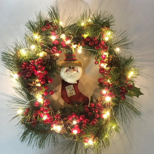 2 Pack 6 on/18 Decorations,30 Count LEDs,10 Battery Operated Mini Led Lights,Indoor Fairy Lights with Timer Hours Hours