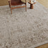 Light Brown 2x3 Area Rug, Vintage Entryway Carpet, Washable Distressed Rug for Indoor Bedroom, Living Room