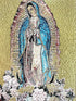 Religious Icon – Our Lady of Guadalupe - Holy Virgin Mary Wall Hanging Tapestry Art Decor - 11 x 4 inch