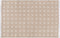 THE BEER VALLEY Diamond Woven Rug 2'x3' - Beige, Anti-Slip Cotton Accent Rugs for Kitchen, Entryway, Bathroom