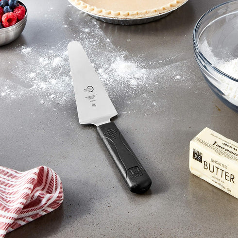 Mercer Culinary Millennia Pie Knife/Server, 5-Inch Blade, Black Handle