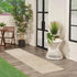 2'2" 10' (10' Nourison Home Nourison Essentials Ivory Gold x Area Rug - Easy Clean, Non Shedding, Bed Room, Living
