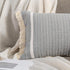 12 20 Inches, OJIA Modern Throw Pillow Cover with Tassels, Decorative Liana Fringe Accent Cushion Case, Farmhouse Woven