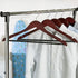 Honey-Can-Do 24-Pack No Slip Wooden Coat Hangers, Cherry Wood