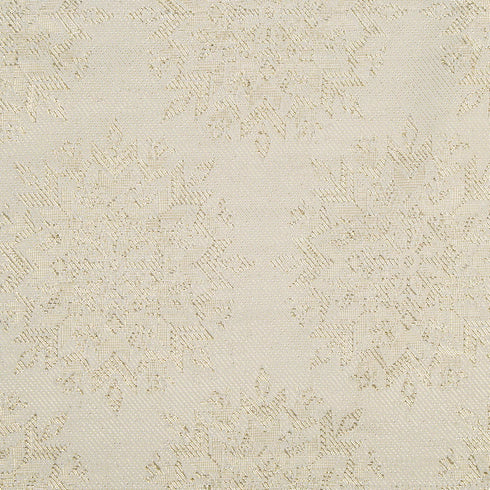 DII Holiday Dining Table Linen, Sparkle Metallic Kitchen Décor, Table Runner 14x72, Jacquard Snowflakes