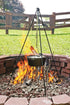 Lodge Camp Dutch Oven Tripod, 43.5-Inch, Black
