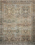 Loloi Layla Collection Accent Rug - Olive/Charcoal 2'-3" x 3'-9", Soft, Durable, Vintage Inspired
