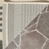SAFAVIEH Courtyard Collection Accent Rug - 2' x 3'7", Grey & Bone, Stripe Design, Non-Shedding, Easy Care,