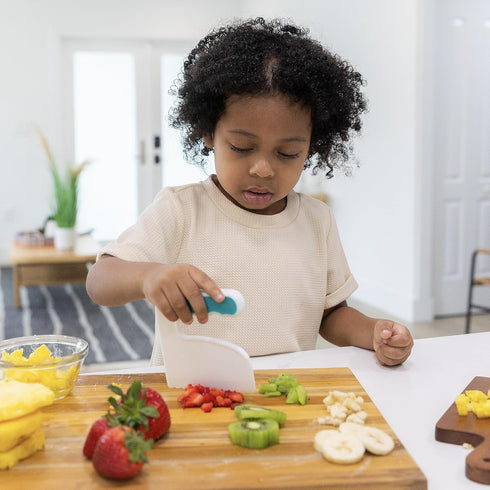 TOVLA JR. Kids' Cutting Set, Montessori Safe Kitchen Knives for Cooking, Kitchen Safety for Toddlers