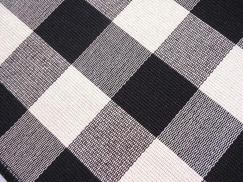 Levinis Cotton Placemats Set of 6 - Durable Buffalo Check Place Mats for Kitchen Table, Machine Washable