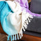 Refinery29 | Riley Collection | Premium Cotton Textured Throw Blanket, Modern Design for Luxury Home Décor (50 x 70)
