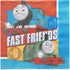 Multicolor Thomas All Aboard Luncheon Napkins - Pack Of 16, 6.5" x 6.5", Premium Quality Design