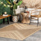 nuLOOM 2x3 Landry Aztec Indoor/Outdoor Accent Rug, Beige