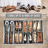Under Bed Shoe Storage Organizer, TEAR-RESISTANT Heavy Duty 600D Material, Fits Up to 16 Pairs, Grey
