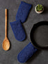 DII Basic Terry Collection Quilted 100% Cotton, Nautical Blue, Pan Handle, 3 Piece