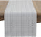 Saro Lifestyle Stitched Line Table Runner, Grey, 16" x 72"