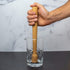 Wood Cocktail Muddler: 12 inch Hardwood Mojito Drink Muddler, Home Bar Tool