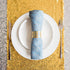 JYFLZQ Gold Sequin Table Runner 12"x108", Glitter Sequin Fabric for Wedding & Birthday Party Decor