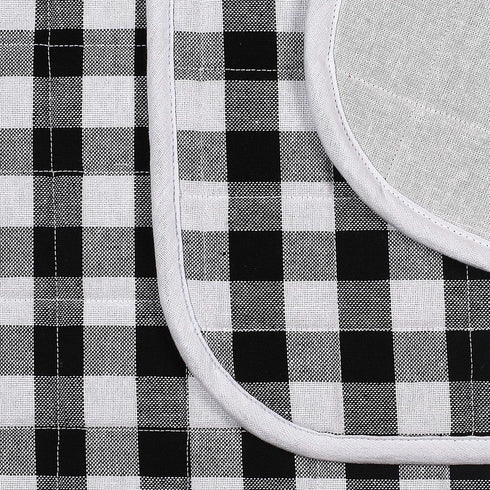 Buffalo Classic Check Plaid 2-Piece Dish Drying Mat Set - Extra Large 18"x24"