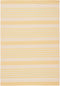 SAFAVIEH Courtyard Collection 2' x 3'7" Gold/Beige CY6062 Nautical Coastal Stripe Indoor/Outdoor Accent Rug