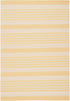 SAFAVIEH Courtyard Collection 2' x 3'7" Gold/Beige CY6062 Nautical Coastal Stripe Indoor/Outdoor Accent Rug