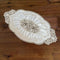 Mausouca Retro French Oval Doilies, Elegant Velvet Table mats, Coffee Table Tablecloth, Embroidered