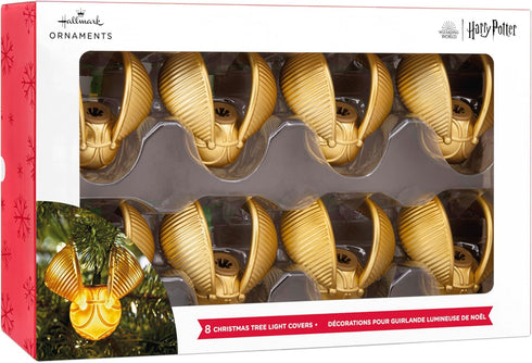 Set 8, Hallmark Christmas String Light Covers, Harry Potter Golden Snitch String Light Covers, of Gifts for Harry
