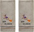 SKL Home Halloween Happy Halloweenie Hand Towel Set, 2 Count for Bath/Kitchen/Bar & Gift