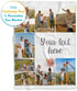 50x60) Ships Next Day, Custom Blanket with Picture and Text - Printed in USA, Personalized Photo Blanket with Text