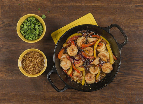 Lodge 8 Inch Pre-Seasoned Cast Iron Skillet, Black, Dual Assist Handles, Use in Oven, Stove, Grill, or Campfire