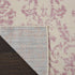2'3'' 7'3'' (2x7) Nourison Home Jubilant Damask Ivory/Pink x Area-Rug, Easy-Cleaning, Non Shedding, Bed Room, Living