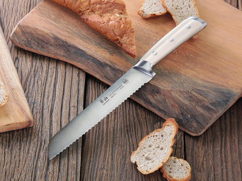 S1 59700 8-Inch Cangshan Series German Steel Forged Bread Knife