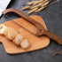 ISAIDNO 14.5" Bread Knife for Homemade Bread, Wooden Sourdough Bread Knife, Sourdough Bread Slicer, Bow Design, Easy