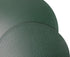 Jovono Faux Leather Round Placemats and Coasters, Wipeable Table Mats, Diameter 13'' and 3.9'', Green