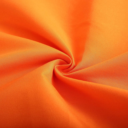 EVOLIVE Ultra Soft Microfiber Body Pillow Cover 21"x54" with Hidden Zipper Closure - Orange Pillowcase