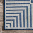 nuLOOM 2' x 3' Outdoor Area Rug, Striped Border Design, Stain Resistant, Durable for Patio, Balcony, Living Room
