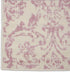 2'3'' 7'3'' (2x7) Nourison Home Jubilant Damask Ivory/Pink x Area-Rug, Easy-Cleaning, Non Shedding, Bed Room, Living