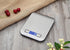 Digital Kitchen Scale,Food Scale for Meat Baking Weighter,Unit Gram OZ lb Up 11 lb(1g-5KG),Silver Stainless Steel Anti-Fingerprint with Accuracy LCD Display for Cooking Black(include AAA Battery)