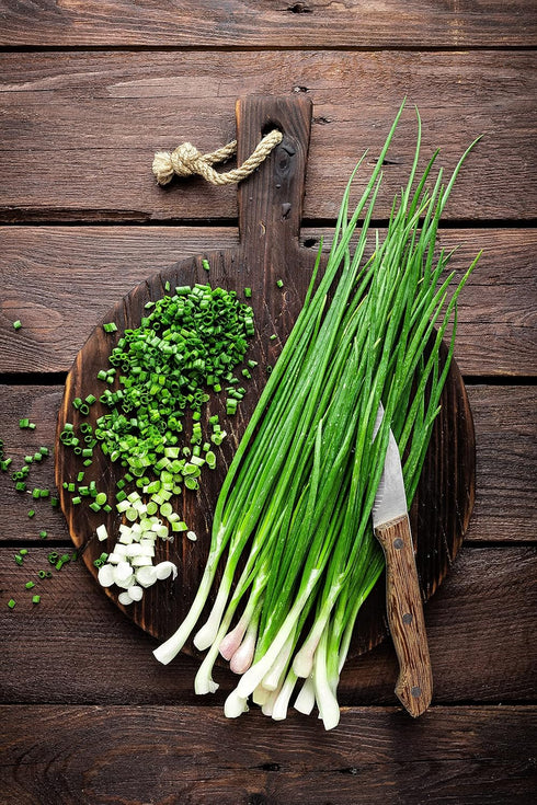 Sunutri Seeds 250+ Scallion Bunching Onion Seeds, Evergreen Hardy White, Heirloom, Non-GMO, Allium fistulosum