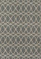 Momeni Rugs Baja Collection Indoor & Outdoor Area Rug, 1'8" x 3'7", Grey, Easy to Clean