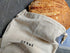 Montecito Home Set 2 12"x15" of Extra Large Farmhouse Natural Linen Artisan Boule Bread Bags, Reusable Drawstring Bag