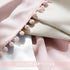 84 inches 2 Room,52" 84",Grommet Jubilantex Pom Pom Pink Blackout Curtains Long Panels Triple Weave Window Treatments