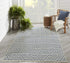 Momeni Rugs , Baja Collection Contemporary Indoor & Outdoor Area Rug, Easy to Clean, UV protected & Fade Resistant, 1'8" x 3'7", Navy Blue by Momeni