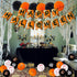 62PCS Halloween Party Decorations Set, Photo Booth Props, Banner, Balloons, Spider Pumpkin Supplies