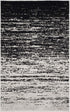 2'6" 4', (ADR113A) SAFAVIEH Adirondack Collection Accent Rug - x Silver & Black, Modern Ombre Design, Non Shedding