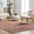 nuLOOM Rochell Hand Woven Chevron Accent Rug, 2x3, Magenta