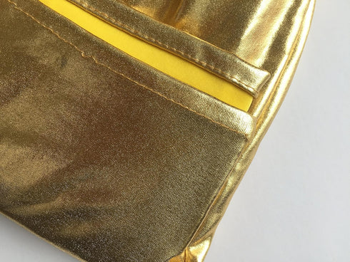 Stretch Chair Cover - Chair Slipcover Decoration for Wedding Banquet Party (Shiny Gold)